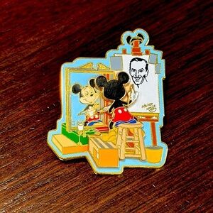 RARE Disney Mickey and Walt Trading Pin